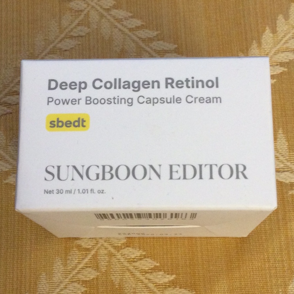 New! Sungboon Editor Deep Collagen Retinol Cream (sample size)